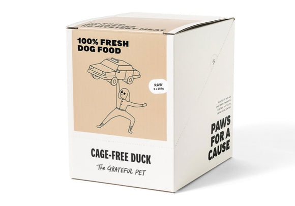 The Grateful Pet Raw Cage-Free Duck Dog Food (8 x 250g)