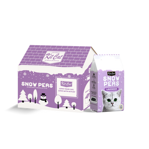 Kit Cat Snow Peas Antibacterial Clumping Cat Litter (Lavender) 7L