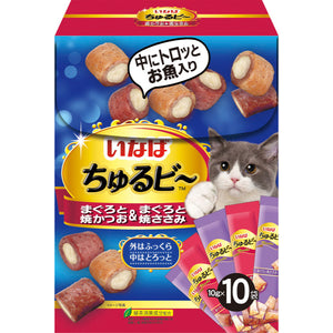 [CIB275] Ciao Mixed Maguro & Grilled Chicken Treats for Cats (10gx10)