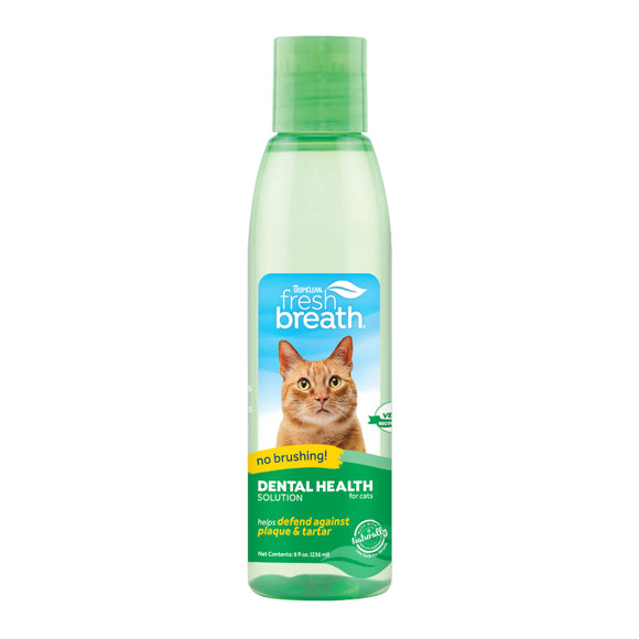 TropiClean Dental Health Solution for Cats for Cats (8 fl oz)