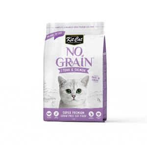 Kit Cat No Grain Dry Food for Cats (Tuna & Salmon) 2 sizes