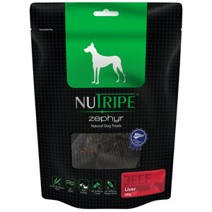 Nutripe Zephyr Air Dried Beef Liver Treats for Dogs (100g)