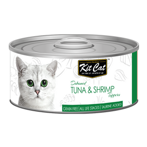 [1carton] Kit Cat Topper Series Canned Food (Tuna & Shrimp) 80g x 24cans