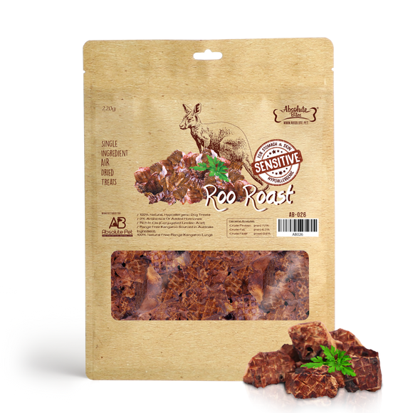 Absolute Bites Roo Roast Treats for Dogs (2 sizes)