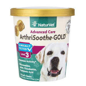 NaturVet Arthrisooth-GOLD Level 3 Soft Chews (70ct/5.9oz/168g)