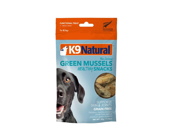 K9 Natural Treats Green Lipped Mussel for Dogs (50g)