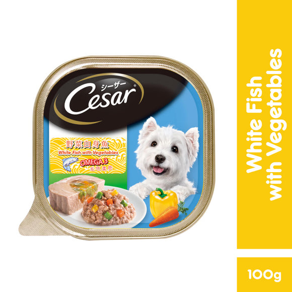 Cesar Wet Food for Dogs (Whitefish with Vegetables) 100g
