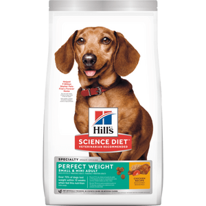 (3821) Hill's Science Diet Adult Perfect Weight Small & Mini Dog Dry Food (4lb)