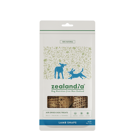 Zealandia Lamb Snaps Air-Dried Dog Treats (60g)