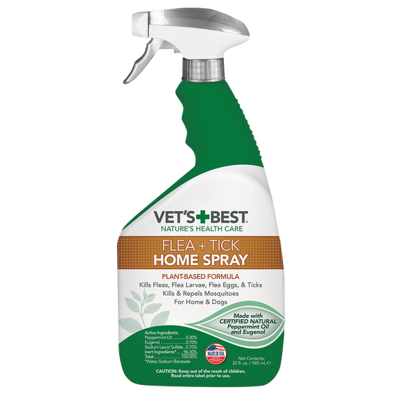 [VB-0348] Vet's Best Flea and Tick Home Spray for Dogs (945ml)