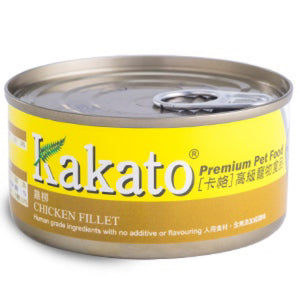 Kakato Premium Chicken Fillet Canned Food for Dogs & Cats  (2 sizes)