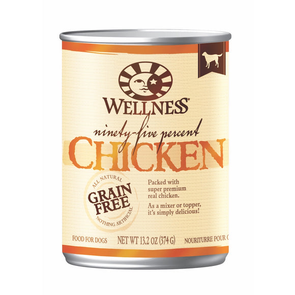 [WN-95Chicken] Wellness Grain-Free Chicken Meal Mixer Canned Food for Dogs (13.2oz)