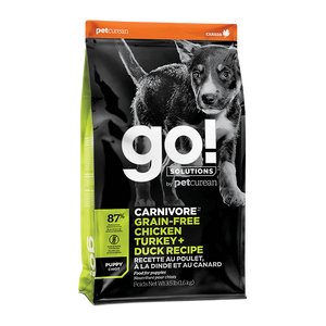 [GO-505] Petcurean Go! Dry Food (Chicken, Turkey & Duck Puppy Recipes) for Dogs (3.5lbs/1.5kg)