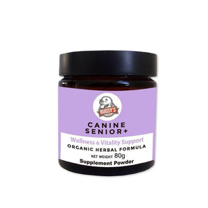 Bugsy’s Canine Senior Wellness & Vitality Organic Herbal Supplement (80g)