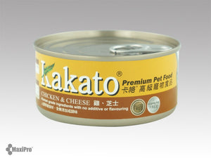 Kakato Premium Chicken & Cheese Canned Food for Dogs & Cats (2 sizes)