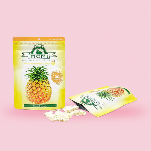 Momi Freeze Dried Pineapple Fruits for Rabbit (15g)