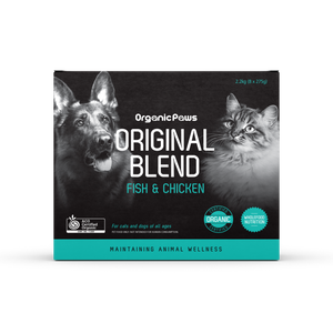 Organic Paws Original Blend Fish & Chicken Food for Dogs & Cats (2.2kg)