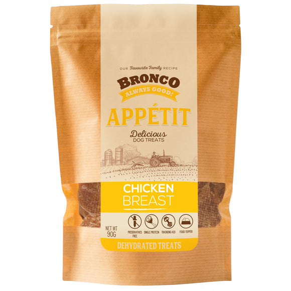 Bronco Chicken Breast Appétit Dog Treats (90g)