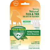 TropiClean Natural Flea and Tick Spot-On Treatment for Medium Dogs (4 applicators / 4 months)