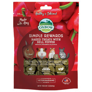 [O422] Oxbow Baked Treats with Bell Pepper (85g)