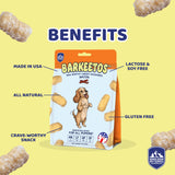 Himalayan Pet Supply Barkeetos Grain-Free Peanut Butter Crunchy Dog Treat (3oz)