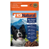 K9 Natural Freeze-Dried Grass-Fed Beef Feast Food for Dogs (3 sizes)