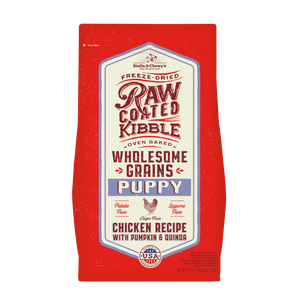 Stella & Chewy’s Raw Coated Wholesome Grains Puppy Cage-Free Chicken Recipe with Pumpkin & Quinoa for Dogs (2 sizes)