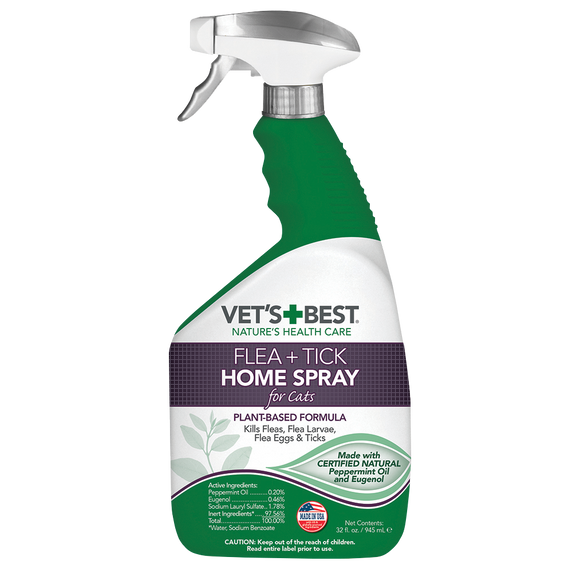 [VB-0526] Vet's Best Flea and Tick Home Spray for Cats (945ml)