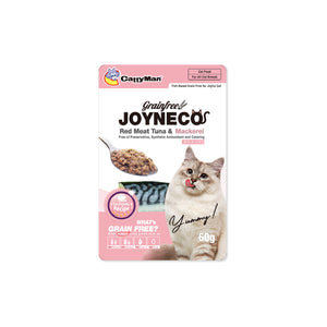 CattyMan Grain Free Joyneco Red Meat Tuna & Mackerel Pouch 60g