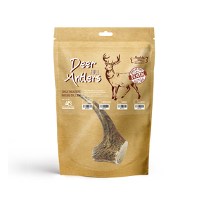 Absolute Bites Full Deer Antlers Chew for Dogs (4 sizes)