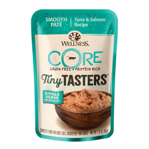 Wellness Core Grain Free Tiny Tasters Smooth Pate Tuna & Salmon for Cats (1.75oz)