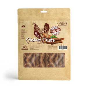 Absolute Bites Freeze Dried Chicken Fillets Treats for Dogs & Cats (2 sizes)