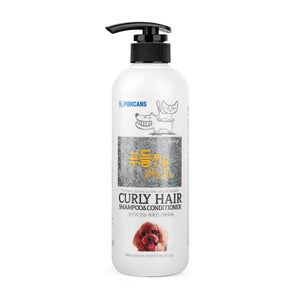 Forcans Curly Hair Shampoo & Conditioner for Dogs & Cats (550ml)