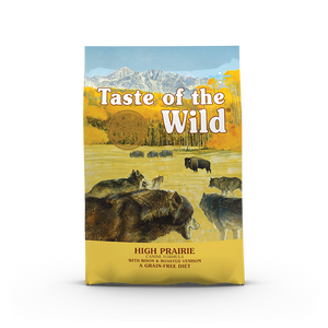 Taste of the Wild High Prairie Canine Recipe with Roasted Bison & Roasted Venison Dry Food for Dogs (3 sizes)