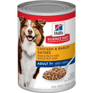 [7055] Hill's® Science Diet® Adult 7+ Chicken & Barley Entrée Dog Food (13oz)