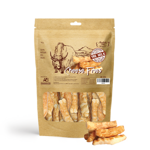 Absolute Bites 100% Natural Himalayan Yak Cheese Dog Treats (Cheese Fries) for Dogs (2 sizes)