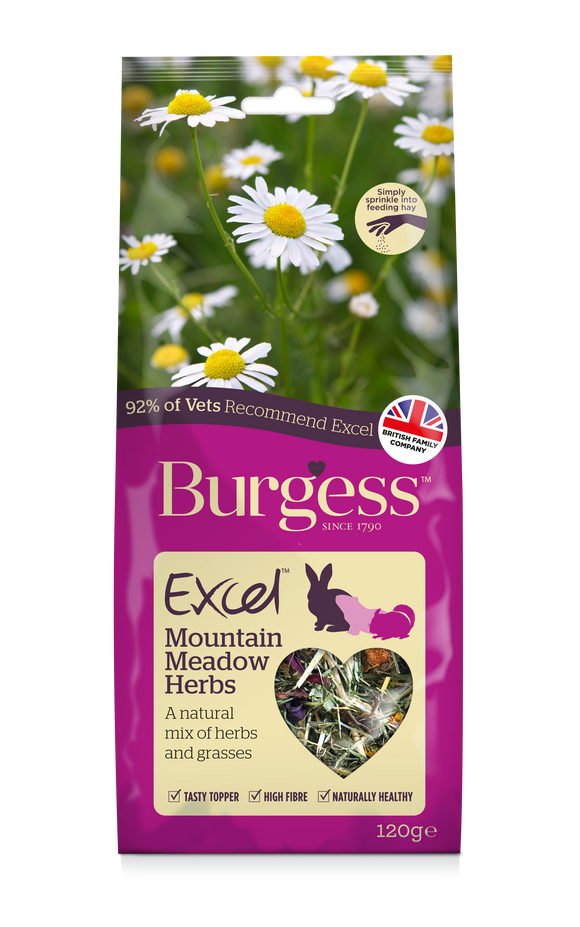 Burgess Excel Mountain Meadow Herbs (120g)