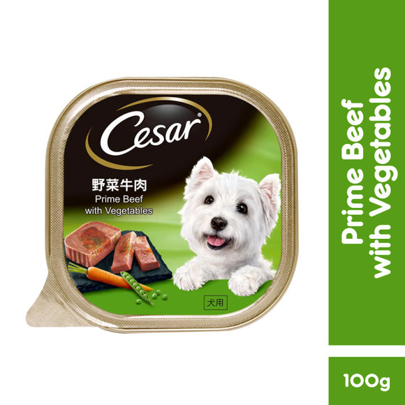Cesar Wet Food for Dogs (Prime Beef & Vegetables) 100g
