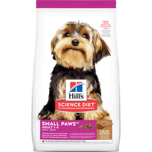(2896) Hill's® Science Diet® Adult Small Paws™ Lamb Meal & Brown Rice Recipe Dry Food for Dogs (4.5lbs)