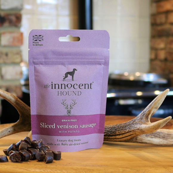 [1102] The Innocent Pet | The Innocent Hound Sliced Venison Sausage for Dogs (70g)