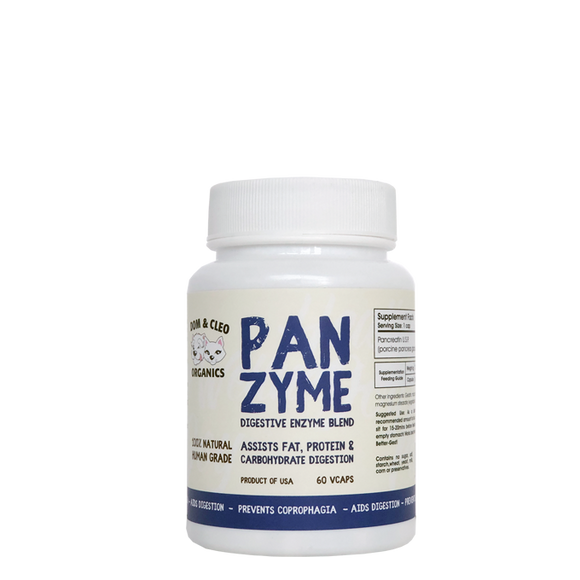 Dom & Cleo Organics Panzyme for Dogs & Cats (60 gelcaps)
