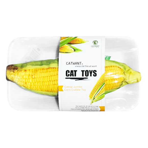 Catwant Catnip Plush Toy for Cats (Corn)