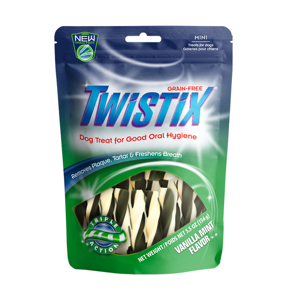 Twistix® Vanilla Mint Dental Chew (5.5oz/156g) 3 sizes