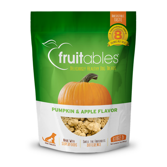 Fruitables Pumpkin & Apple Flavor Dog Treats (7oz)