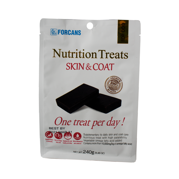 Forcans Nutrition Treats - Skin & Coat 240g