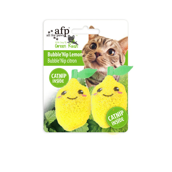 AFP Green Rush Bubble'Nip Lemon Catnip for Cats