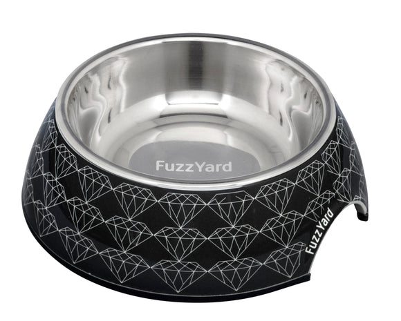 FuzzYard Easy Feeder Bowl (Black Diamond) 3 sizes