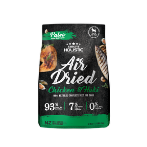 Absolute Holistic Air Dried Dry Food (Chicken & Hoki) for Dogs (1kg)