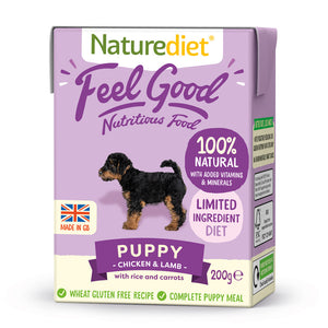 [Buy3free1] Naturediet Feel Good Nutritious Wet Food for Dogs (Puppy) 2 sizes
