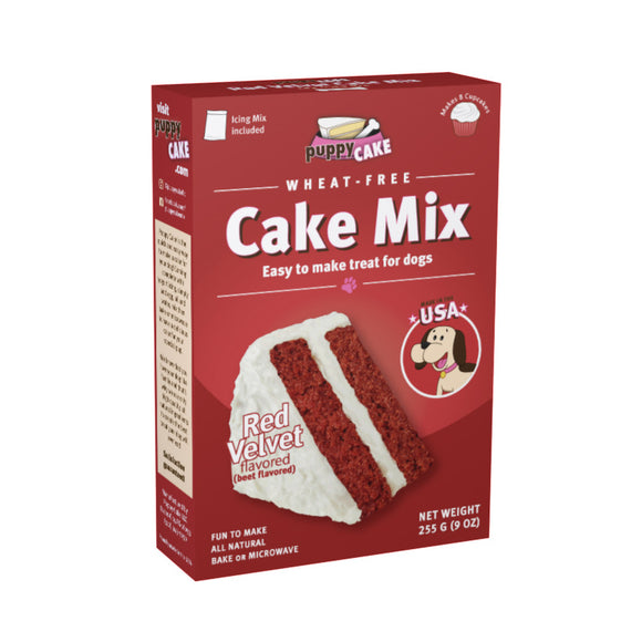 Puppy Cake Wheat Free Cake Mix for Dogs (Red Velvet) 255g